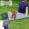 Rollo portátil al aire libre al por mayor de la alta calidad en manta del perro del recorrido con el bolso